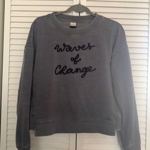 ROXY “Waves of Change” Crewneck Sweatshirt